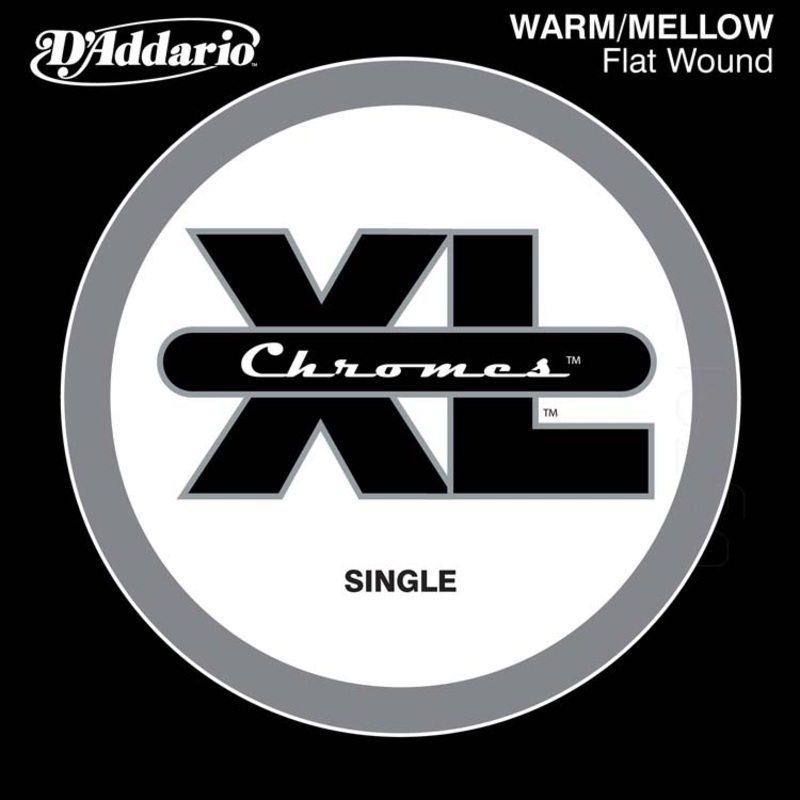 D'Addario XL Chromes Flatwound Single String Long Scale - .045 CB045