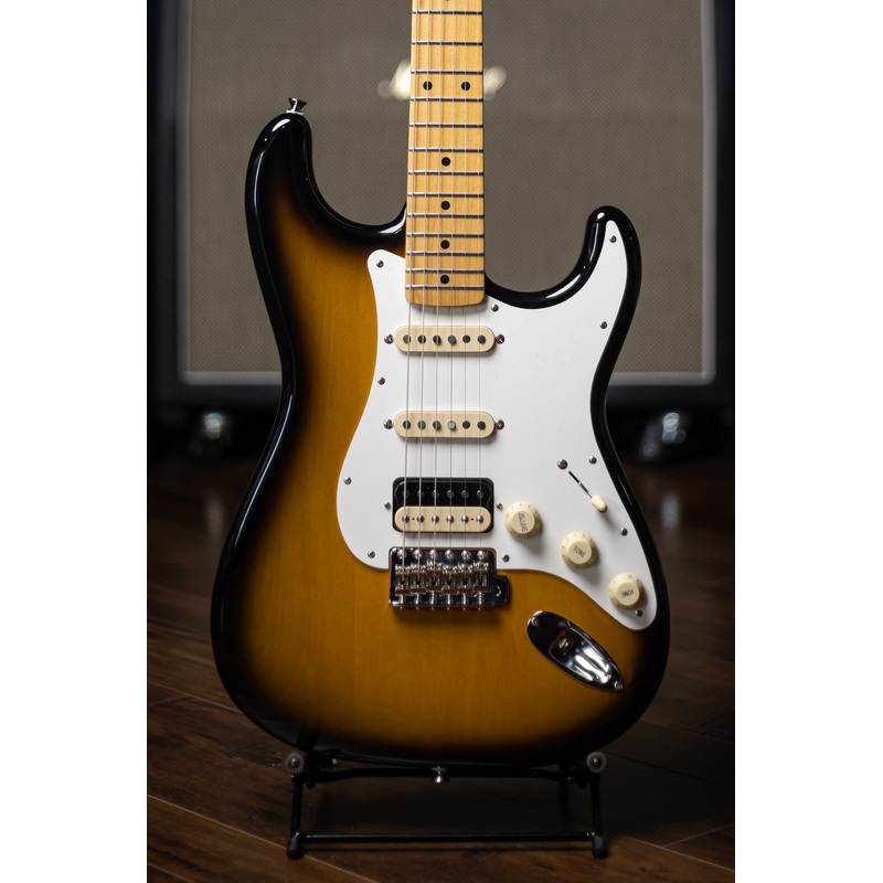 Fender JV Modified 50s Stratocaster HSS Electric Guitar - 2 Tone Sunburst