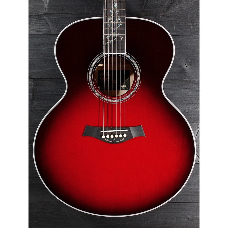 Taylor NAMM Custom Legacy Jumbo C15E - B6043 Maple / Adirondack Cherry Blackburst