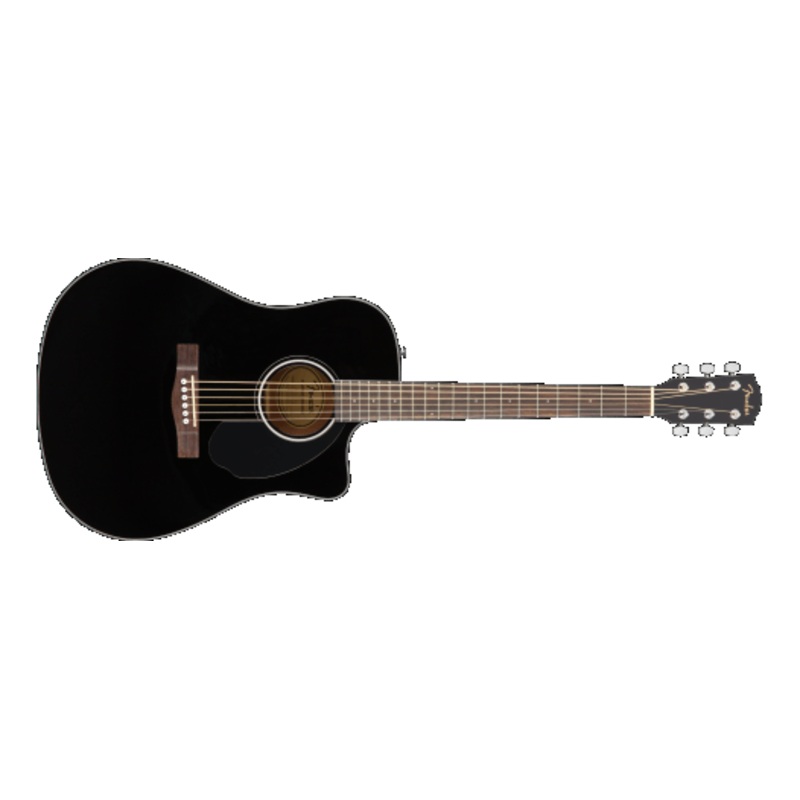 Fender CD-60SCE Dreadnought Black