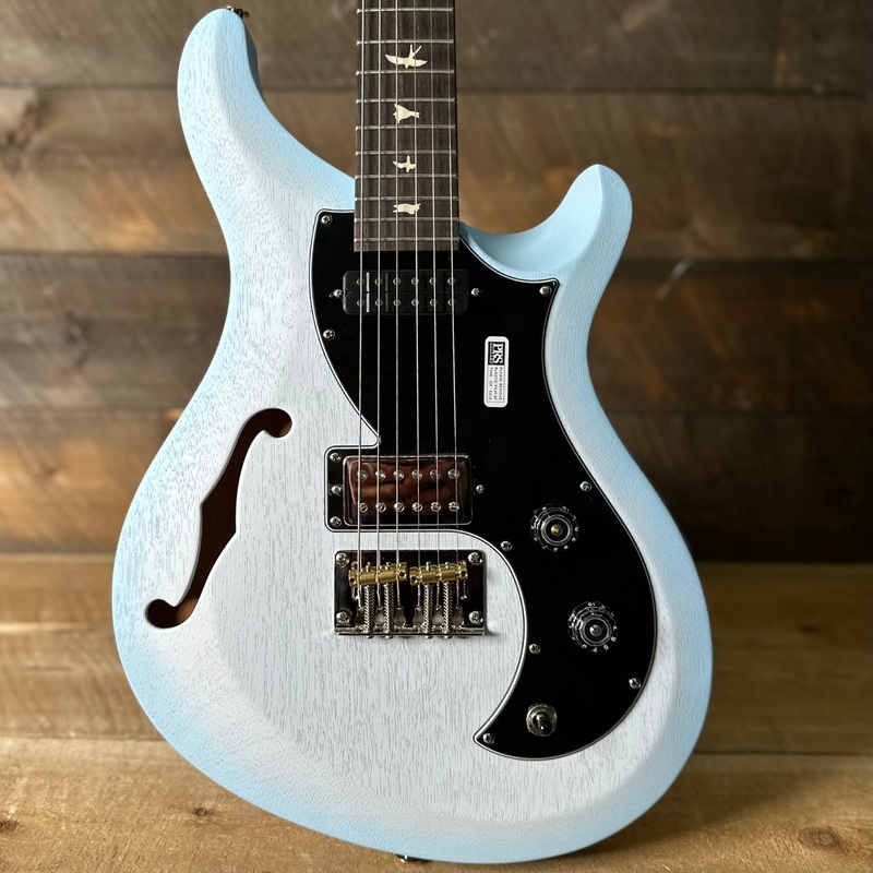 PRS S2 Vela Semi-Hollow Satin - RARE! Custom Color Cloud Burst S2084169
