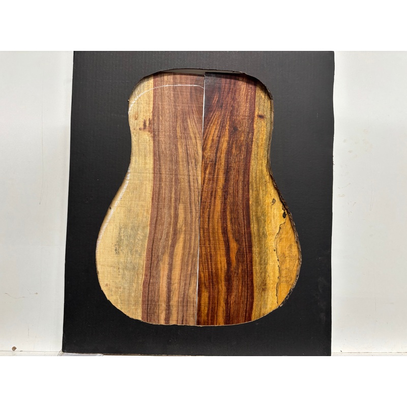 Royal Red Tamarind Dreadnought Guitar Back Set #709