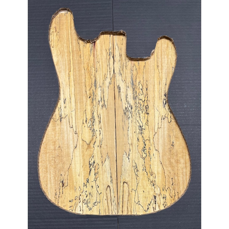 Spalted Tamarind Guitar Carved Top - 22 x 7-1/2 x 7/8 #839