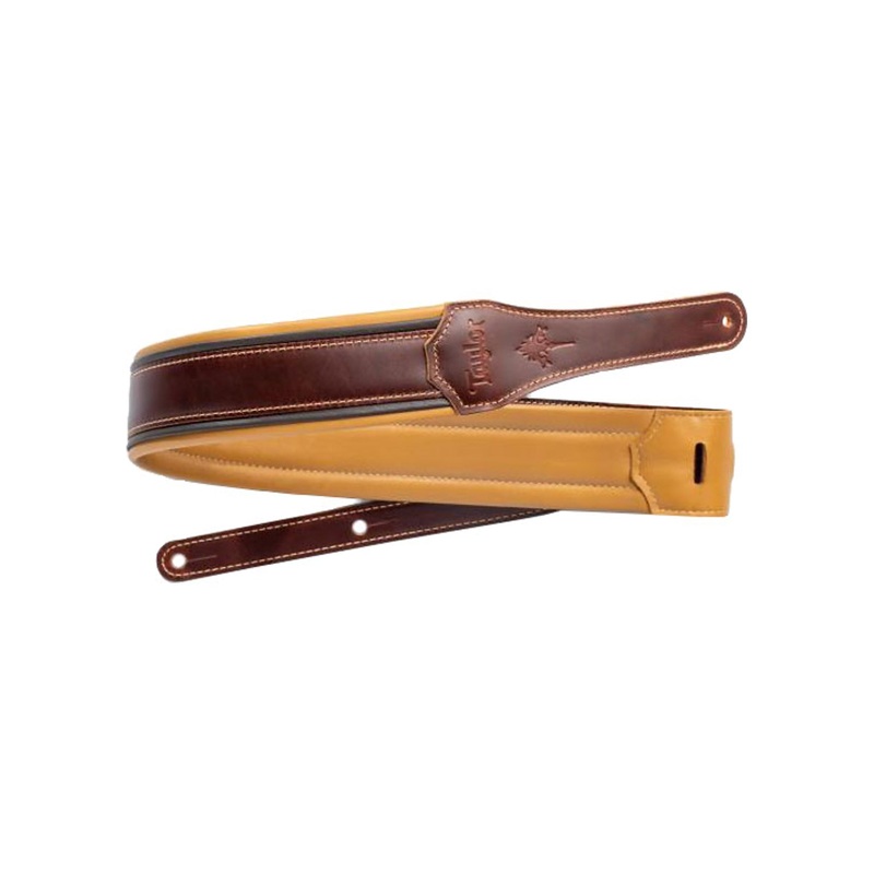 Taylor Ascension Strap, Cordovan Leather, Butterscotch/Black, 2.5"