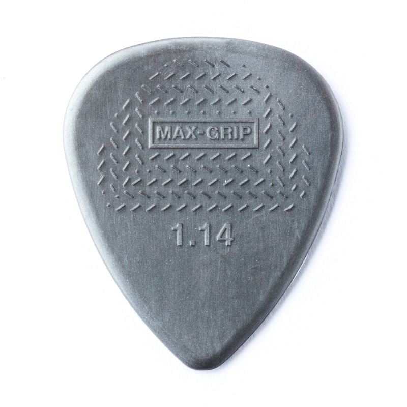 DUNLOP MAX GRIP 1.14mm STANDARD NYLON GUITAR PICK PLAYER'S PACK 12-PACK - 449P114