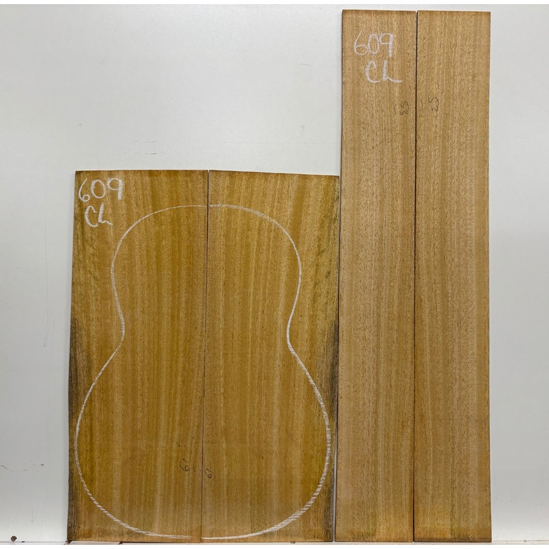 Golden Mango Classical Guitar Back and Side Set #609