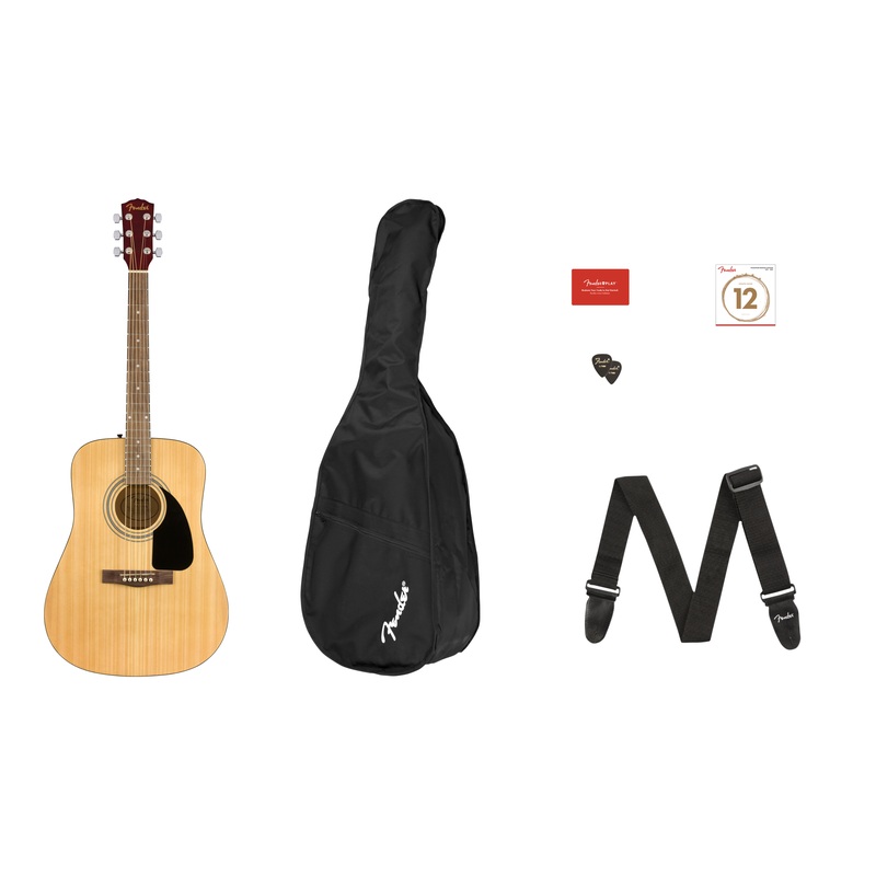 Fender FA-115 Acoustic Dreadnought Bundle Pack
