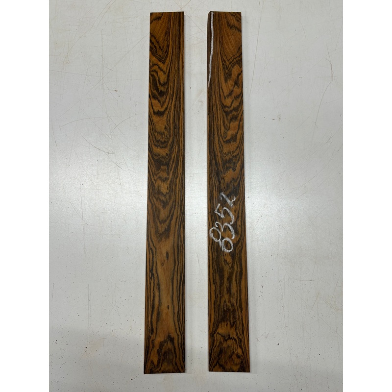 2 Pack, Bocote Fingerboard Blanks 26-1/2"x2-3/4"x3/8"#8352