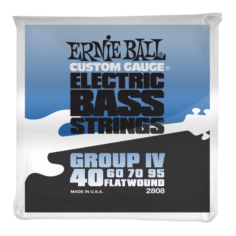 Ernie Ball Flatwound Group IV Electric Bass Strings 40-95
