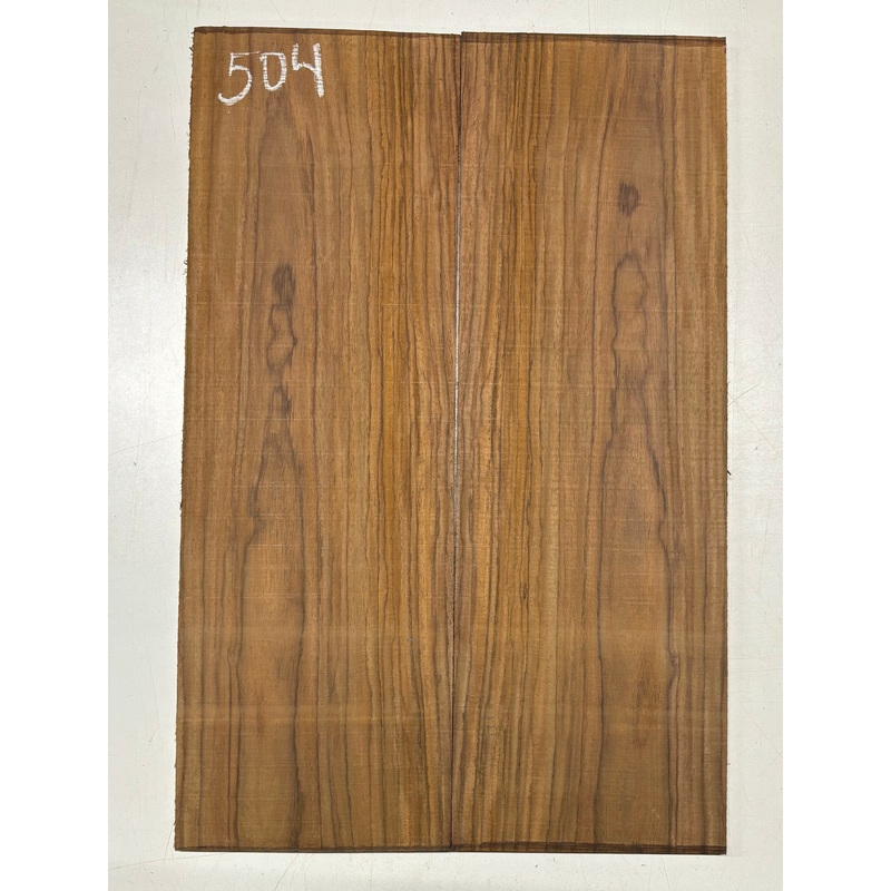 Rare Tiger Striped Rosewood Guitar Drop Top - 22-1/2" x 7-1/4" x 3/8" #504