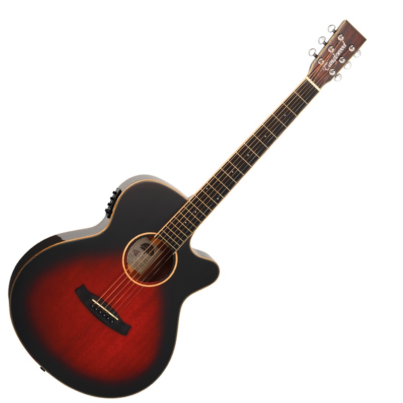 Tanglewood TW4TLCEAVB Winterleaf Thinline 'Slim' Cutaway Electro-Acoustic Guitar - Antique Violin Burst