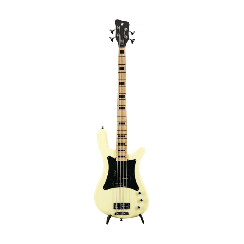 Warwick RockBass Artist Line Adam Clayton Signature Bass, Creme White High Polish, RBG55851XXXX