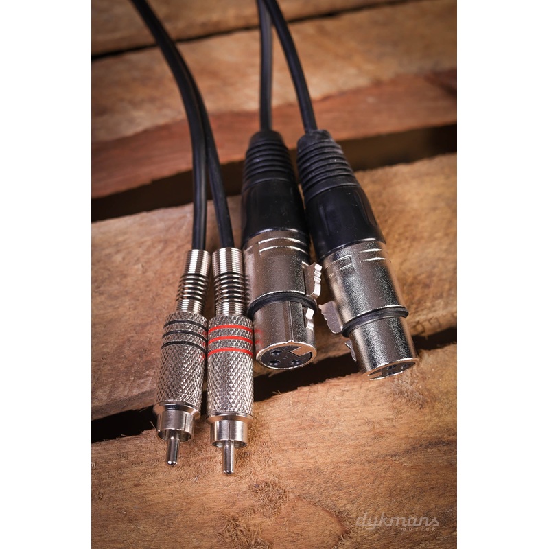Yellow Cable K10-3 2x XLR Female to 2x RCA