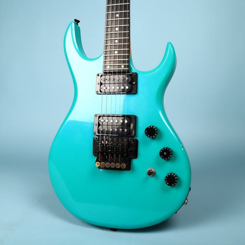 1990 Carvin Pearl Green DC-127 Electric Guitar
