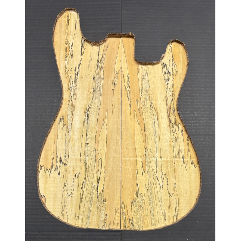 Spalted Tamarind Guitar Carved Top - 22 x 7-1/2 x 7/8 #815
