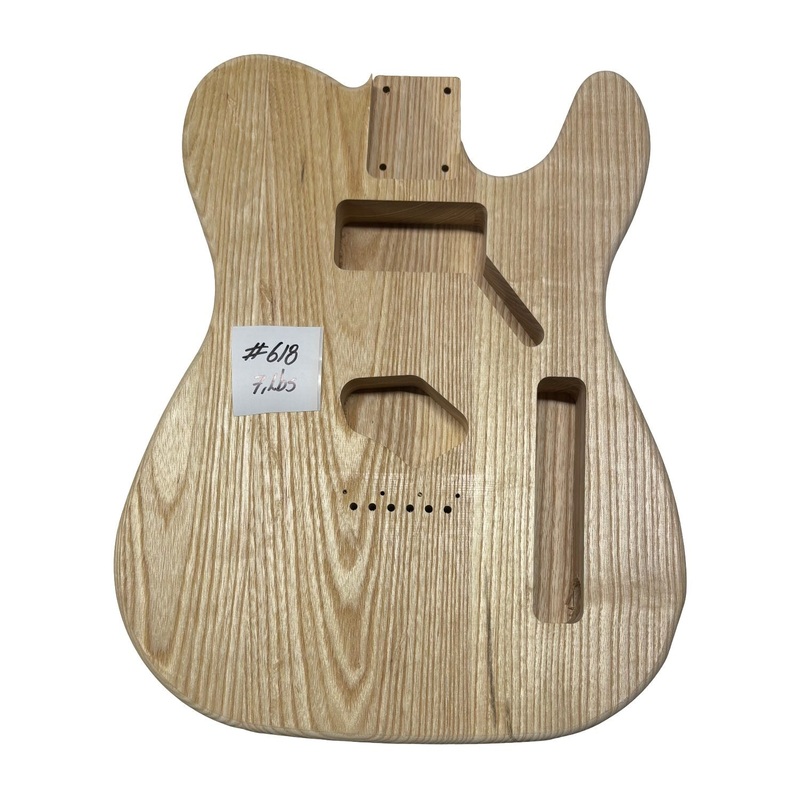 TL-Style White Ash Unfinished Fender Guitar Body #618