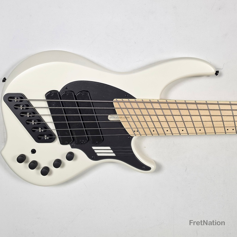 Dingwall NG3 6-String Matte Ducati White Pearl Bass w/ Bag 9.72lbs #19965B B-Stock