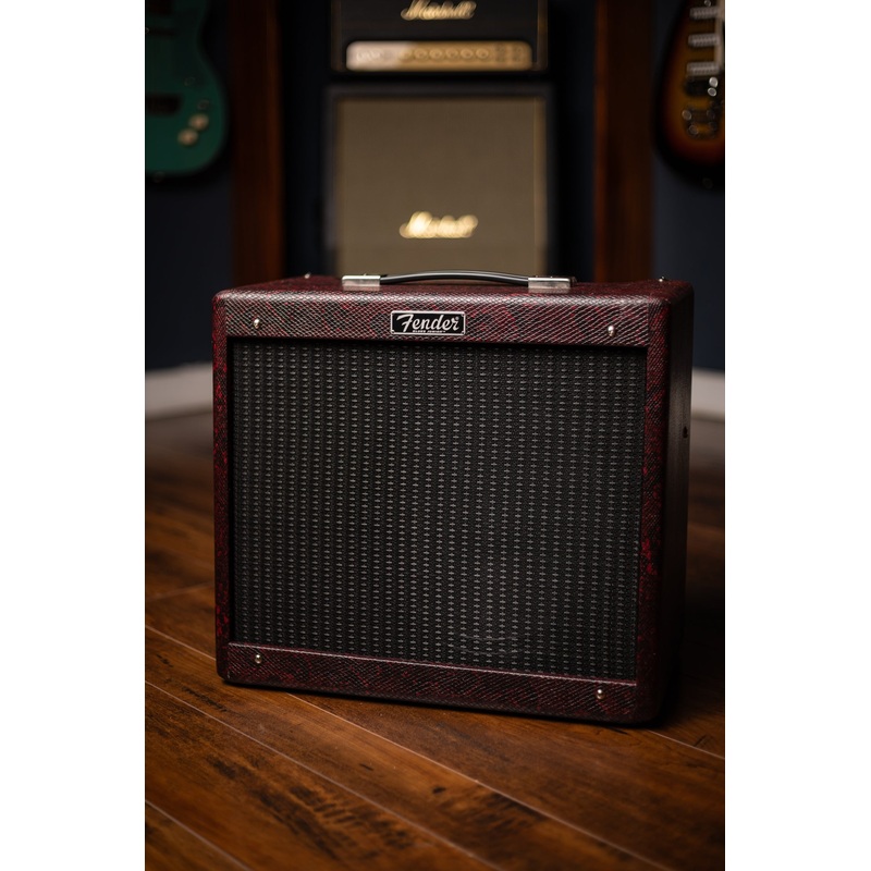 Fender Blues Junior IV Red Snakeskin Texas heat 120V