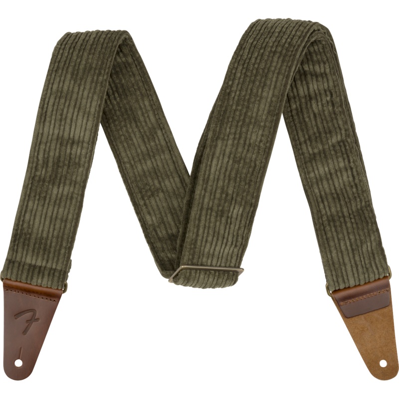 Fender Corduroy 2" Guitar Strap - Antique Olive