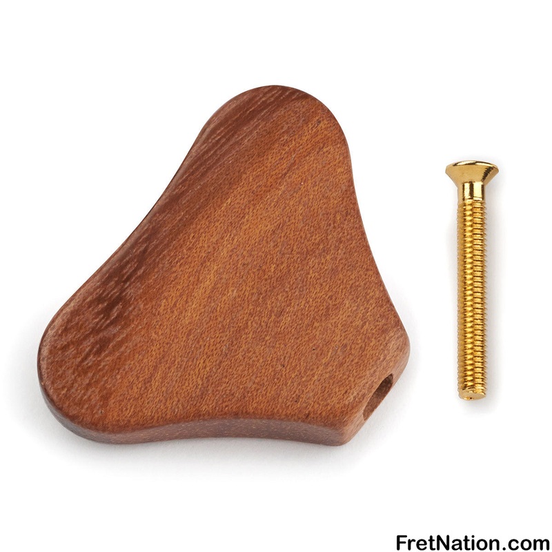 Warwick Parts - Wooden Peg for Warwick Machine Heads - Tigerwood (with Gold Screw) - SP W 30040 TWO G