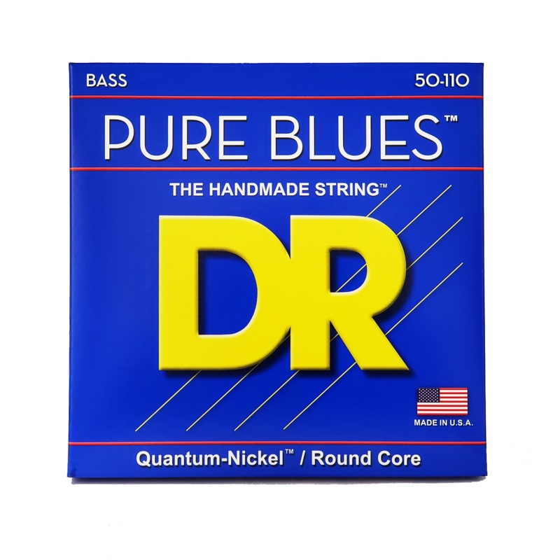 DR Pure Blues Quantum-Nickel Electric Bass Strings Long Scale Set - 4-String 50-110 Heavy PB-50