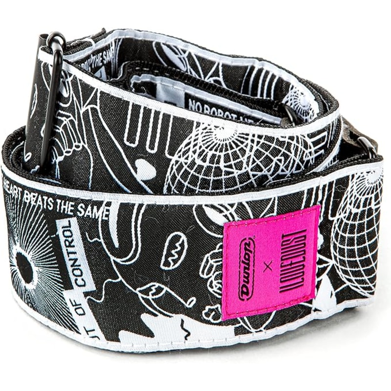 Jim Dunlop ILD11 I Love Dust Strap - Robot Heart