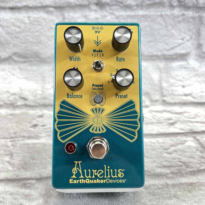 Used: EarthQuaker Devices Aurelius Tri-Voice Chorus Pedal