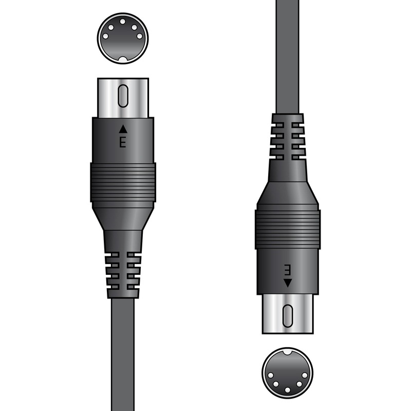 Citronic Classic MIDI Leads 5 Pin Din Plug - 5 Pin Din Plug