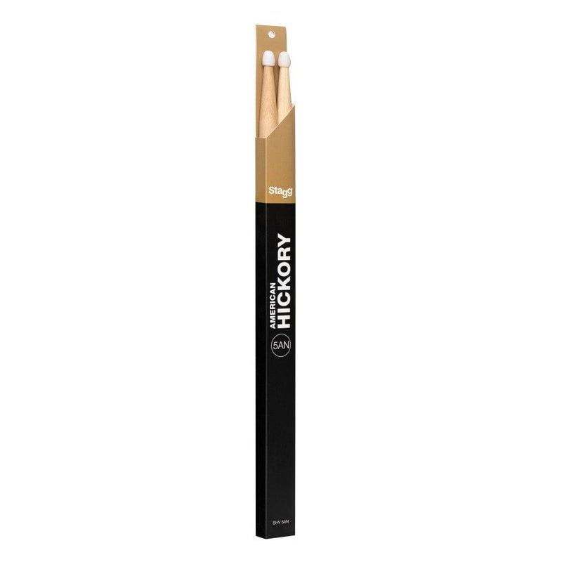 Stagg, Drumstick, Hickory, V Sticks, 5A, Nylon Tip SHV5AN