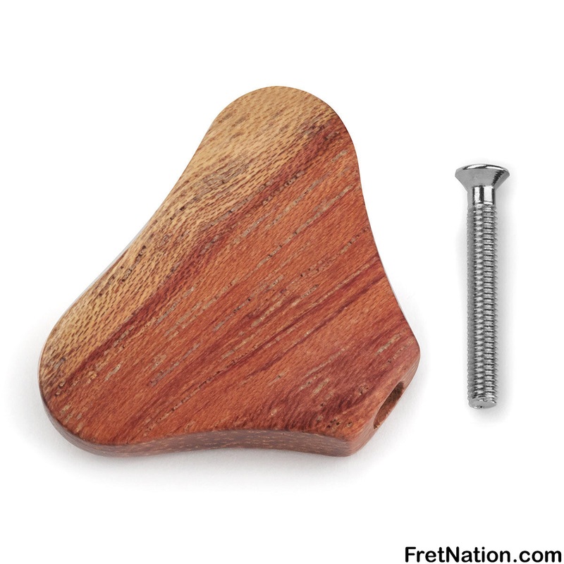 Warwick Parts - Wooden Peg for Warwick Machine Heads - Swirly Bubinga (with Chrome Screw) - SP W 30040 BSW C