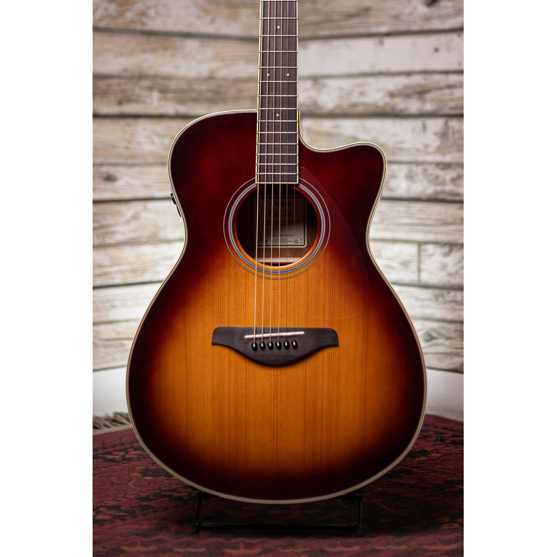 Yamaha FSC-TA TransAcoustic Concert Acoustic Guitar - Brown Sunburst
