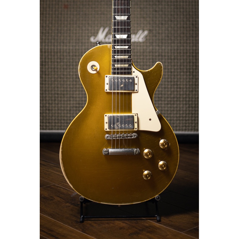 1989 Gibson Les Paul Standard Historic Makeover Electric Guitar - Goldtop