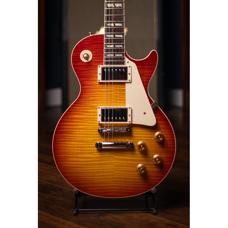 2014 Gibson Custom Shop Les Paul Long Scale Electric Guitar - Cherry Sunburst