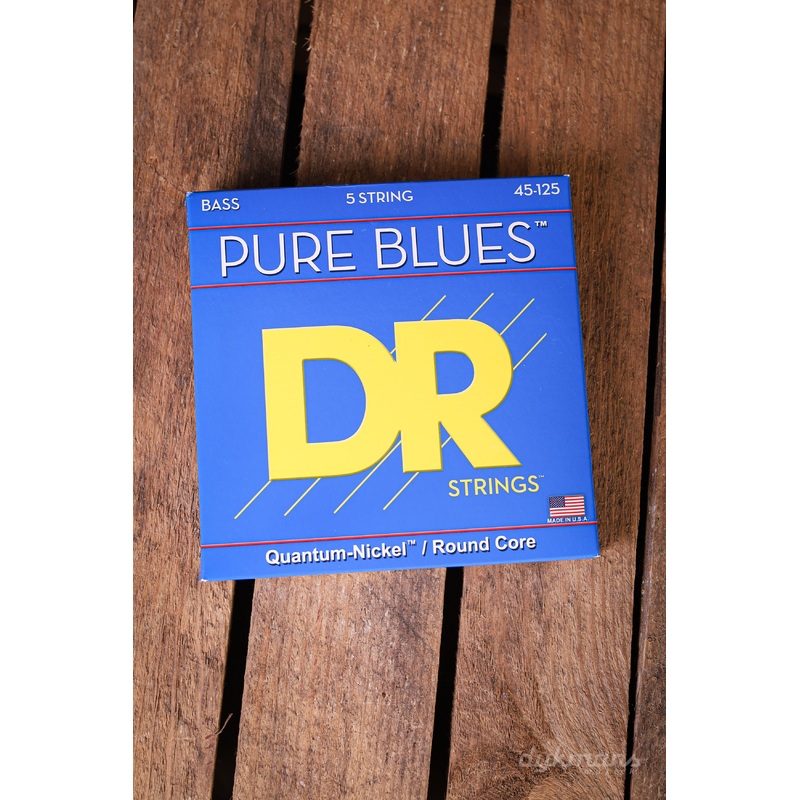 DR Strings Pure Blues 5 String Medium 45-125 Bass Strings