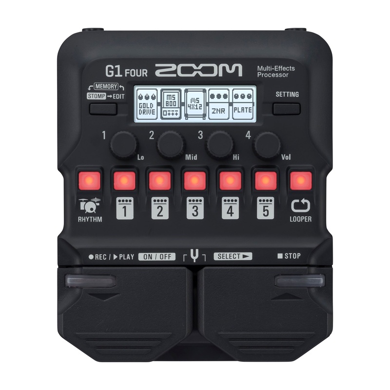 Zoom G1 FOUR Guitar MultiEffects Processor