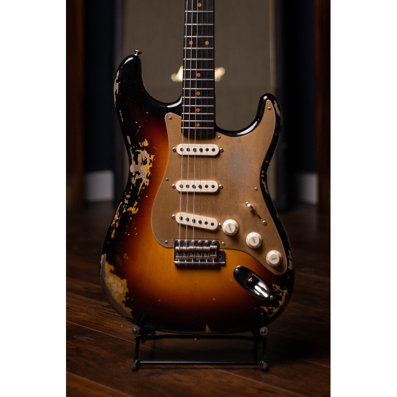 2019 Fender Custom Shop 1959 LTD Edition Stratocaster Heavy Relic Electric Guitar - Sunburst