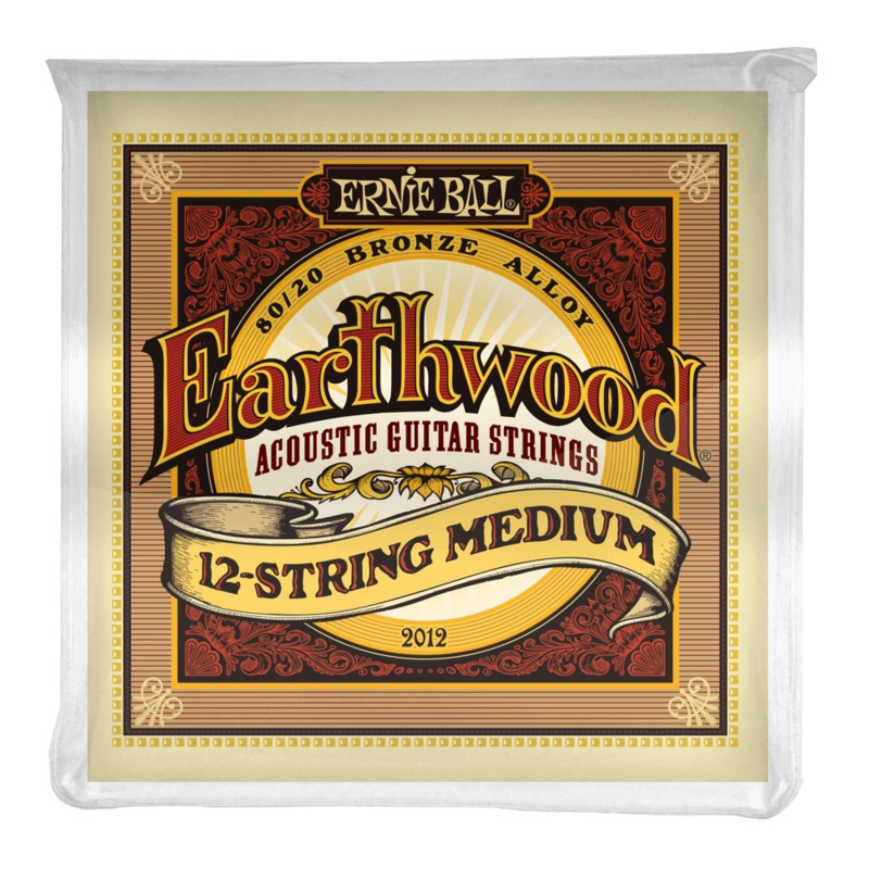 Ernie Ball Earthwood Medium 12-string 80/20 Bronze Acoustic Guitar Strings