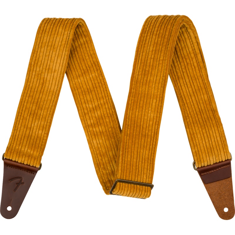 Fender Corduroy 2" Guitar Strap - Blaze Gold