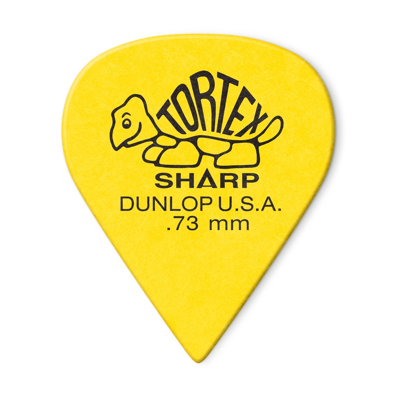 DUNLOP TORTEX .73mm SHARP GUITAR PICK PLAYER'S PACK 12-PACK - 412P073