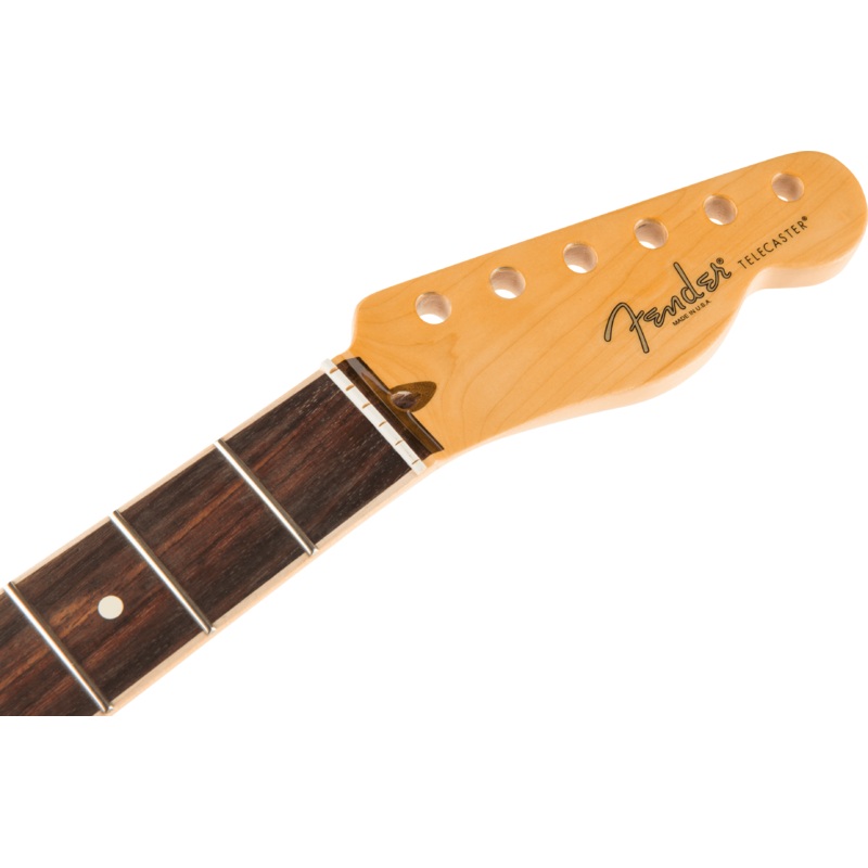 Fender American Channel Bound Telecaster Neck, 21 Med Jumbo Frets - Rosewood