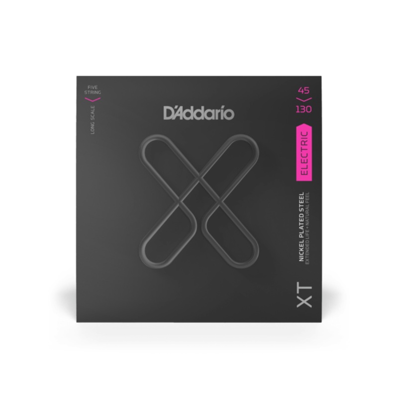D'Addario XT Nickel Bass String Set Long Scale - 5-String 45-130 XTB45130