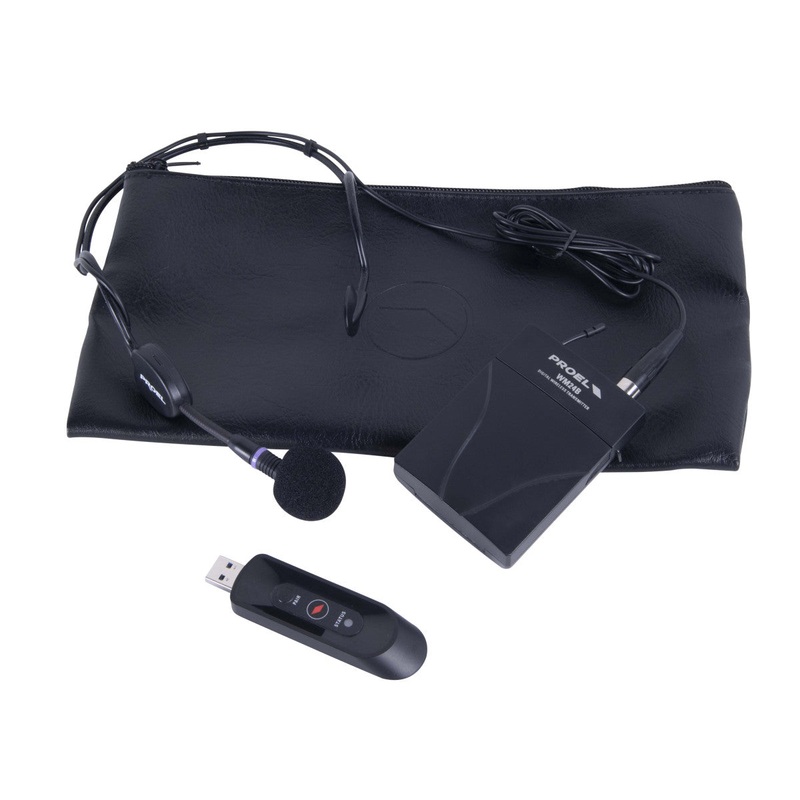 Proel U24B 2.4GHZ USB Wireless Bodypack Microphone System