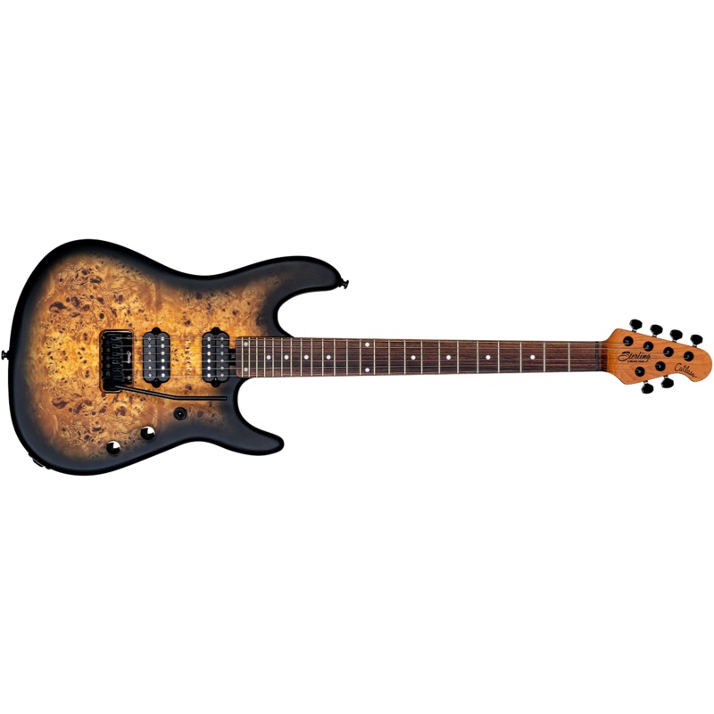 Sterling by Music Man Jason Richardson 6 String Guitar, Natural Burl