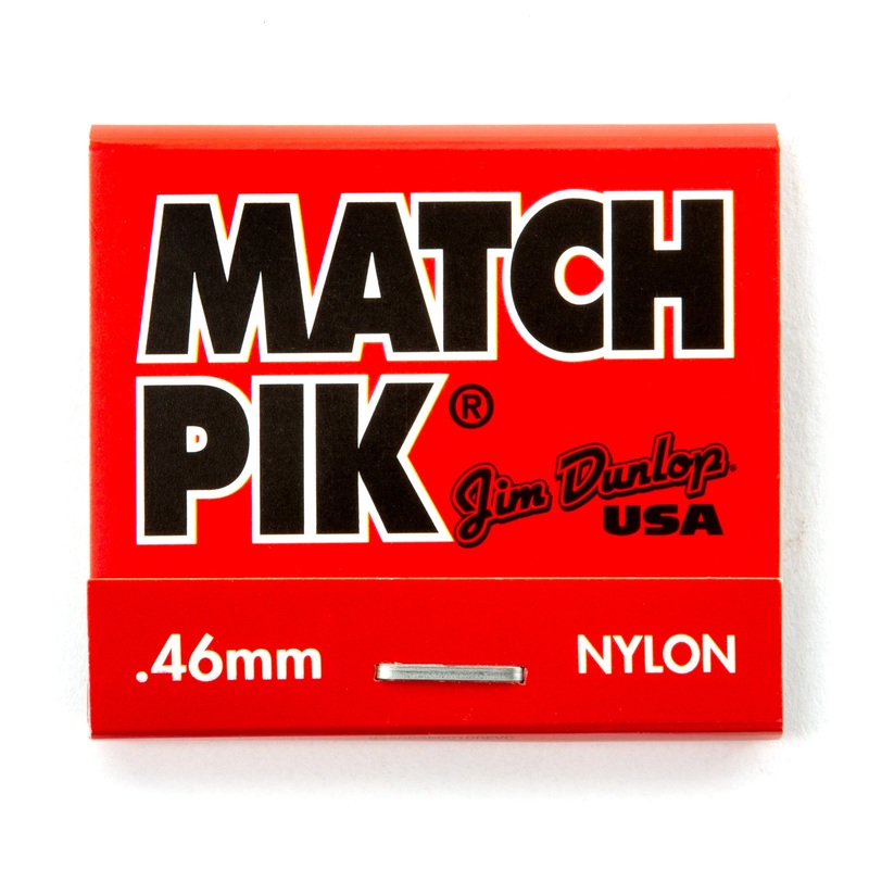 DUNLOP MATCH PIK .46mm NYLON GUITAR PICK PLAYER'S PACK 12-PACKS - 72 PICKS - 448R046