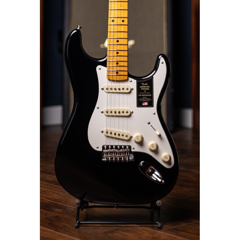 Fender American Vintage II 1957 Stratocaster Electric Guitar - Black
