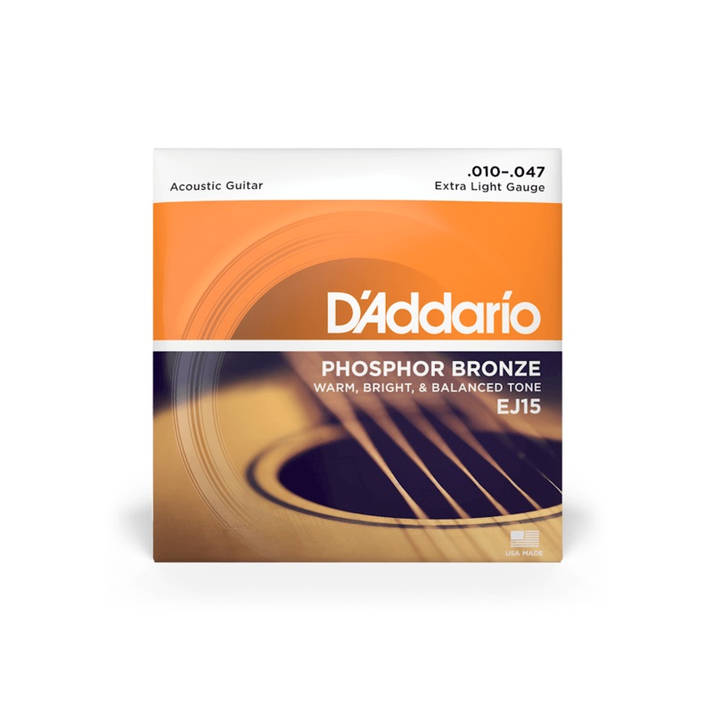 D'Addario Extra Light Acoustic Guitar Strings 10-47