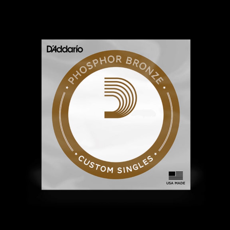 D'Addario Phosphor Bronze Wound Single Guitar String .049w PB049