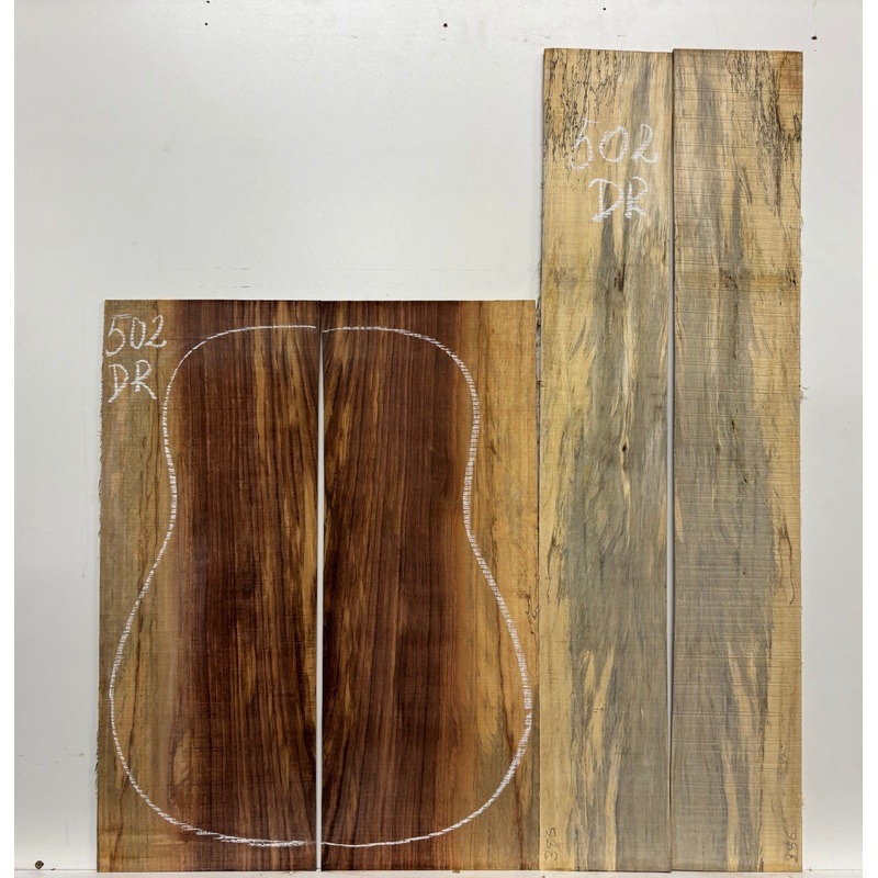 Royal Red Tamarind Dreadnought Guitar Back and Side Set #502