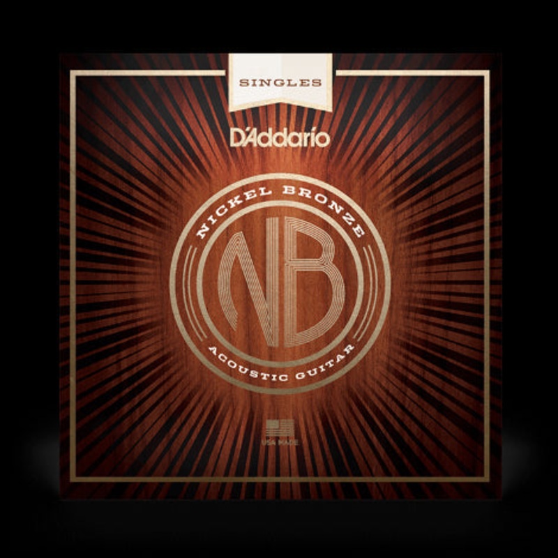 D'Addario Nickel Bronze Wound Single Guitar String - .045w NB045