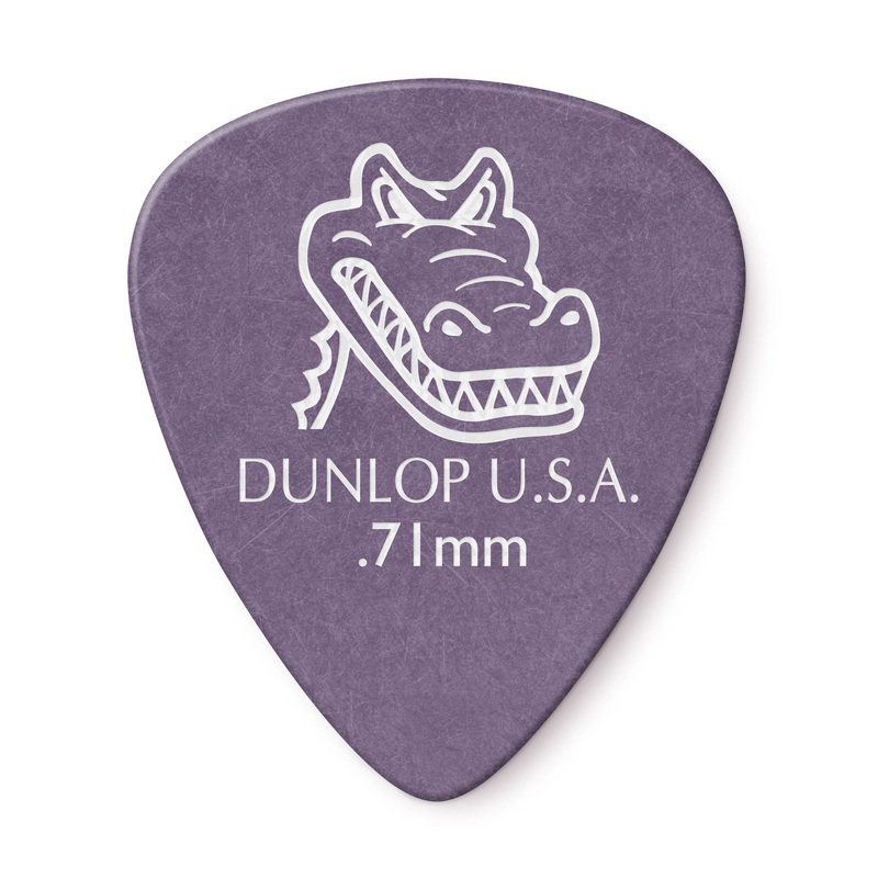 DUNLOP GATOR GRIP .71mm GUITAR PICK PLAYER'S PACK 12-PACK - 417P071